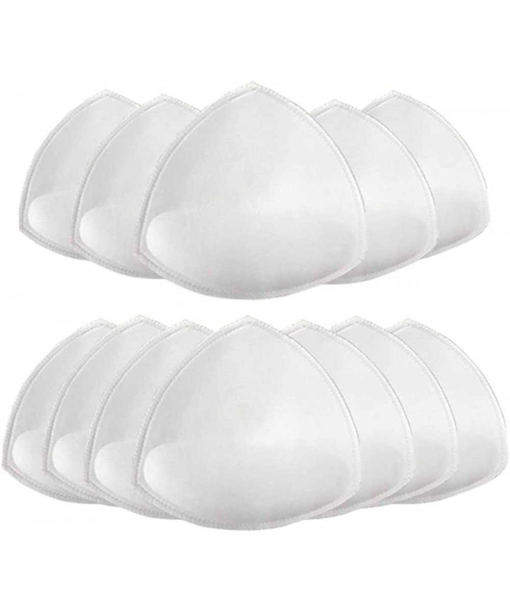 Accessories Bra Pad Inserts Bra Pads for Sports Bra Bikini tops 6 Pairs - White - CR18RAOR58A