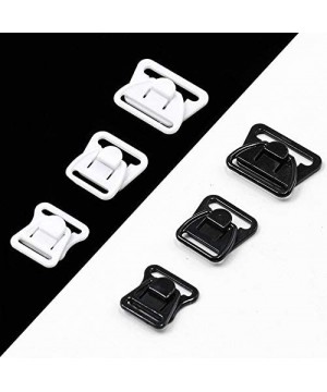 Accessories 10pcs Plastic Nylon Breastfeeding Bra Buckle Accessories for Sewing Bra Clips Underwear (White 17mm) - White 17mm...