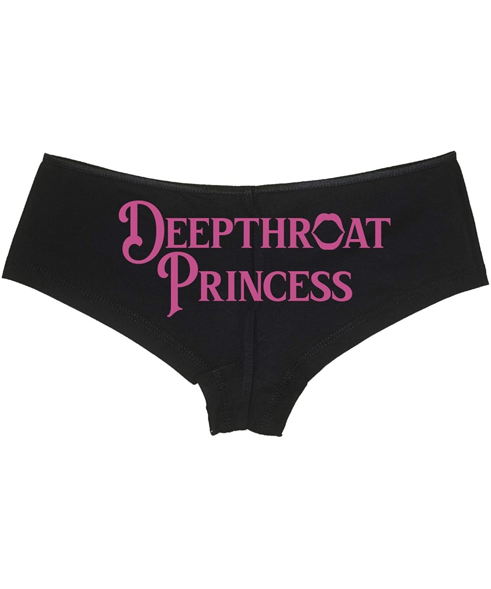 Panties Deepthroat Princess Deep Throat DDLG Hotwife Cum Slut Cumslut - Raspberry - C6194XTSNY0