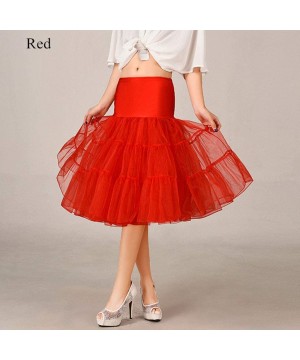 Slips Rock Ball Ballet Skirts Underskirt- Fashion Lady Women Petticoat Support - CA193ZZU2ZC