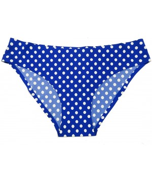 Panties Women 6 Pack Polka Dot Print Laser Cut No Show Panties (L- Style C) - CB12FCJ0DTD