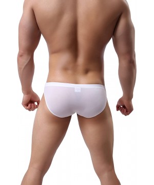 Briefs Mens Silky Bikini Briefs Low Rise Pack of 4 or 8 - 4pack-we - C31884WZKZE