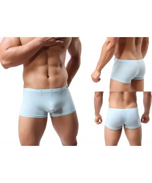 Boxer Briefs Men's Silky Boxer Briefs Short Leg Underwear Pack Health to Wear - 4pack-a03 - CP186TTQ4H0