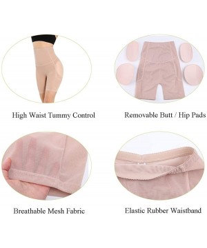 Shapewear Butt Lifter Hip Enhancer Padded Panties for Women Seamless Control Panties Underwear - Beige-1 - CZ19COADWYZ