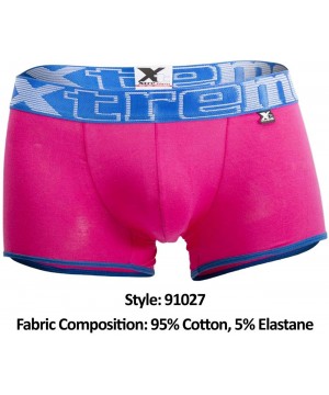 Boxer Briefs Mens Underwear Boxer Briefs Trunks - Fuchsia_style_91027 - CW18MHDN0CE