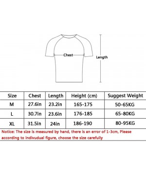 Shapewear Mens Slim Tight Quick Drying Tights Body Shaper Short Sleeve T-Shirts - Blue&green - CI12IN9M3WJ