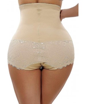 Shapewear Shapewear for Women Tummy Control Panties Seamless High Waisted Underwear Slimming Briefs Beige - CW18LDUX74C