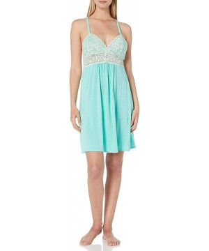 Baby Dolls & Chemises Women's Tile Lily Chemise - Spearmint - C8129T5DMML