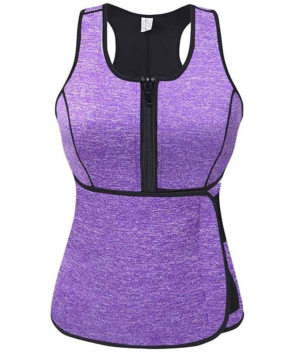 Shapewear Women Waist Trainer Vest Fat Burner for Weight Loss Neoprene Tank Top Shapewear Slimming Shirt Workout Suit - Matt ...