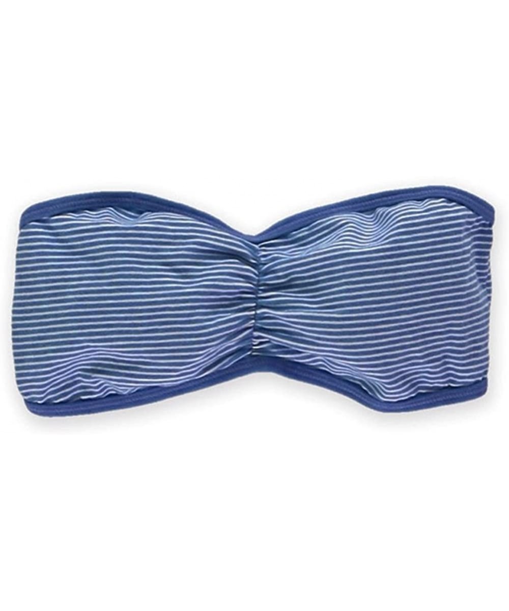 Bras Womens Stretch Striped Bandeau Bra - Luna - CV11R1FPOGJ