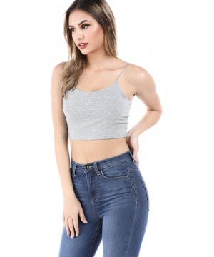 Camisoles & Tanks Women's Premium Cotton Tube and Tank Top- Made in USA - Tank Heather - CW18GE6SMIX