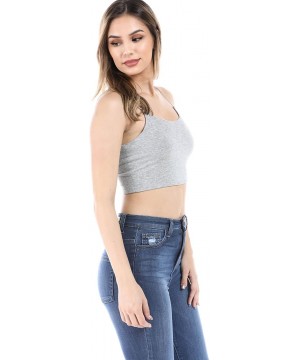 Camisoles & Tanks Women's Premium Cotton Tube and Tank Top- Made in USA - Tank Heather - CW18GE6SMIX