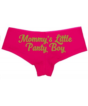 Panties Mommys Little Panty Boy for DMLB or Sissy Boys Pink Boyshort - Gold - CL18NUTUZ3O