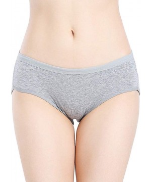 Panties Women Comfort Cotton Stretch Hipster Panty - 4 Colors - C4185L634LK