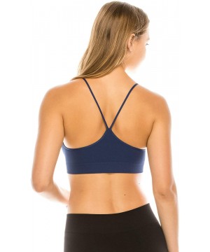 Camisoles & Tanks Bandeau Cami Top (Non-Padded) Made in USA - Navy (Y-back) - C812I74OB6L