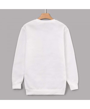 Sleep Tops Men Shirt Tee Top Blouse Autumn Pullover White Sweatshirt Short Sleeve Cotton Jumper - A-d - C218KC6N0XI