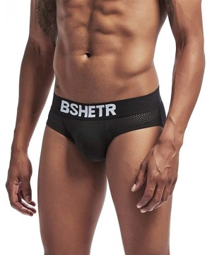 Briefs Men's Underwear- Thin Boxers Light Men Shorts Briefs Musical Note Type - Black-e - C0192U9IG8M