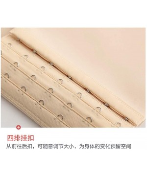 Bustiers & Corsets Cotton 3 Rows of Hooks Chest Binder Seamless Underwear for Tomboy Trans Lesbian - Nude - CE19COS92T2