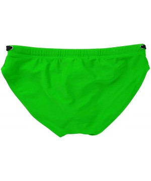 Bikinis Men's Drawstring Swimwear Briefs Bikini Swimsuits Board Shorts with Removeable Padded - Green - CX18RN4Y3YO