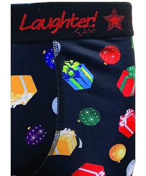 Boxer Briefs TSA Apparel Drill Men's Novelty Boxer Briefs - Presents and Ornaments - CS18L954EO2