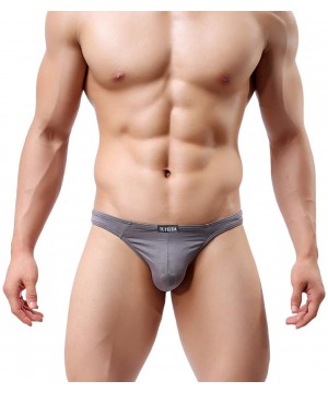 G-Strings & Thongs Men's Modal Comfortable G-string Thongs Sexy Low Rise Bikini Briefs Underwear - G-string - CD12O55JUV3