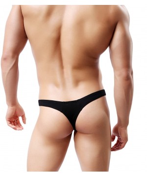 G-Strings & Thongs Men's Modal Comfortable G-string Thongs Sexy Low Rise Bikini Briefs Underwear - G-string - CD12O55JUV3