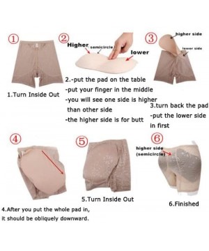 Shapewear Butt Shaper Underwear Padded Panties Butt and Hip Enhancer for Women - Nude - CW183M25AMK