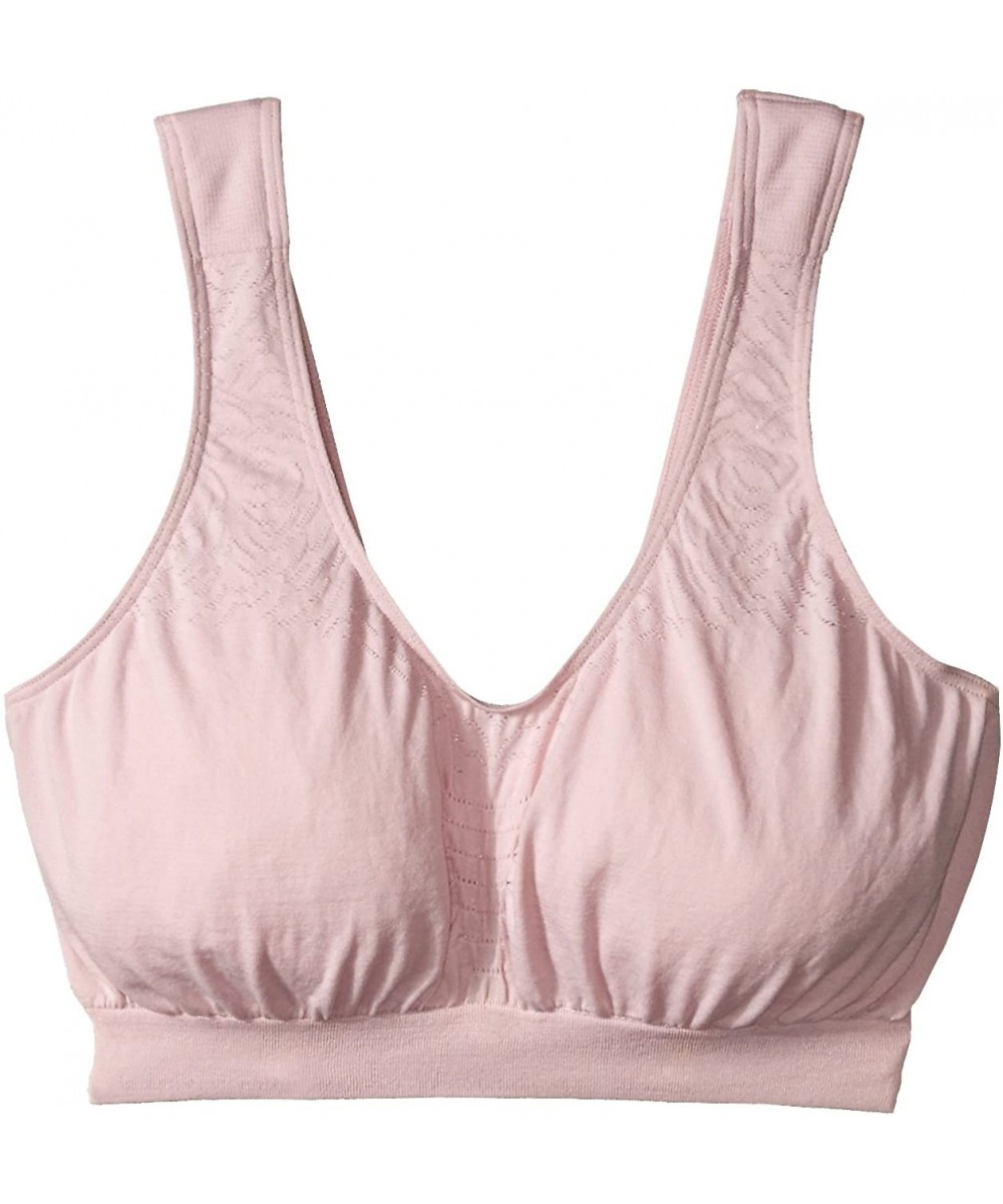 Bras Women's Microfiber Crop Top (Replaced with Bali 103J) - Hush Pink - C711JNG35A5