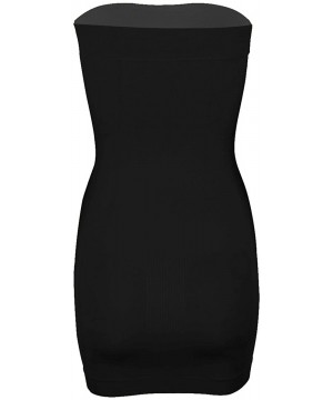 Shapewear Women Full Body Shaper Seamless Shapewear Strapless Control Slip Slimmer Under Dress - Black - CN187R9Q45O