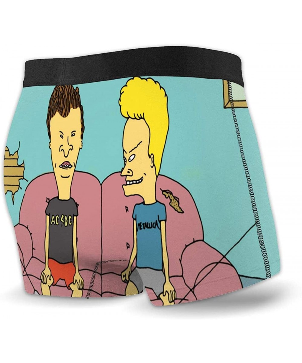 Boxer Briefs Beavis and Butt-Head Men Underwear Stretch Boxer Briefs Low Rise Short Cut Boy Shorts Panties Panty - 3 - C01953...