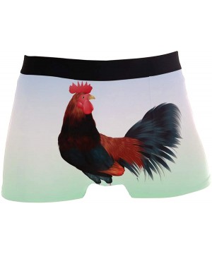 Boxer Briefs Mens No Ride-up Underwear Lobster Crab Fish Boxer Briefs - Huge Cock Funny Chicken - CQ18Y76DSCI