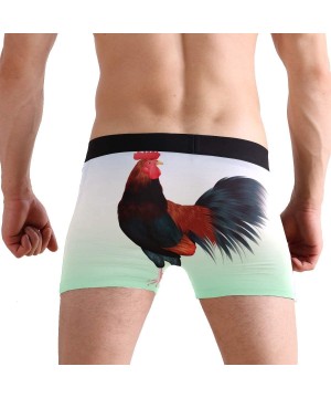 Boxer Briefs Mens No Ride-up Underwear Lobster Crab Fish Boxer Briefs - Huge Cock Funny Chicken - CQ18Y76DSCI