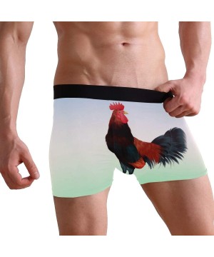 Boxer Briefs Mens No Ride-up Underwear Lobster Crab Fish Boxer Briefs - Huge Cock Funny Chicken - CQ18Y76DSCI