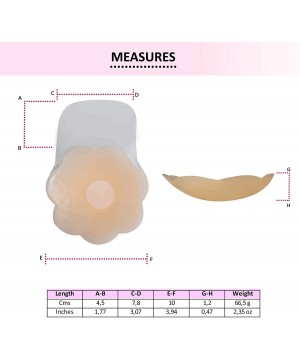 Accessories JUSELOVE INNOVATIONS | 1 PCS Nippleless Covers Reusable And Waterproof | Invisible Silicone Breast Lifters For Wo...