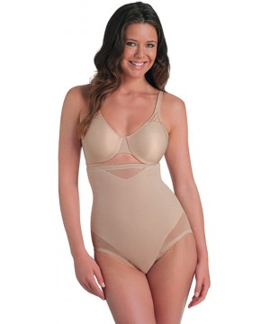 Shapewear Shapewear Extra Firm Sexy Sheer Shaping Hi-Waist Brief - Nude - CC118IDIPPF