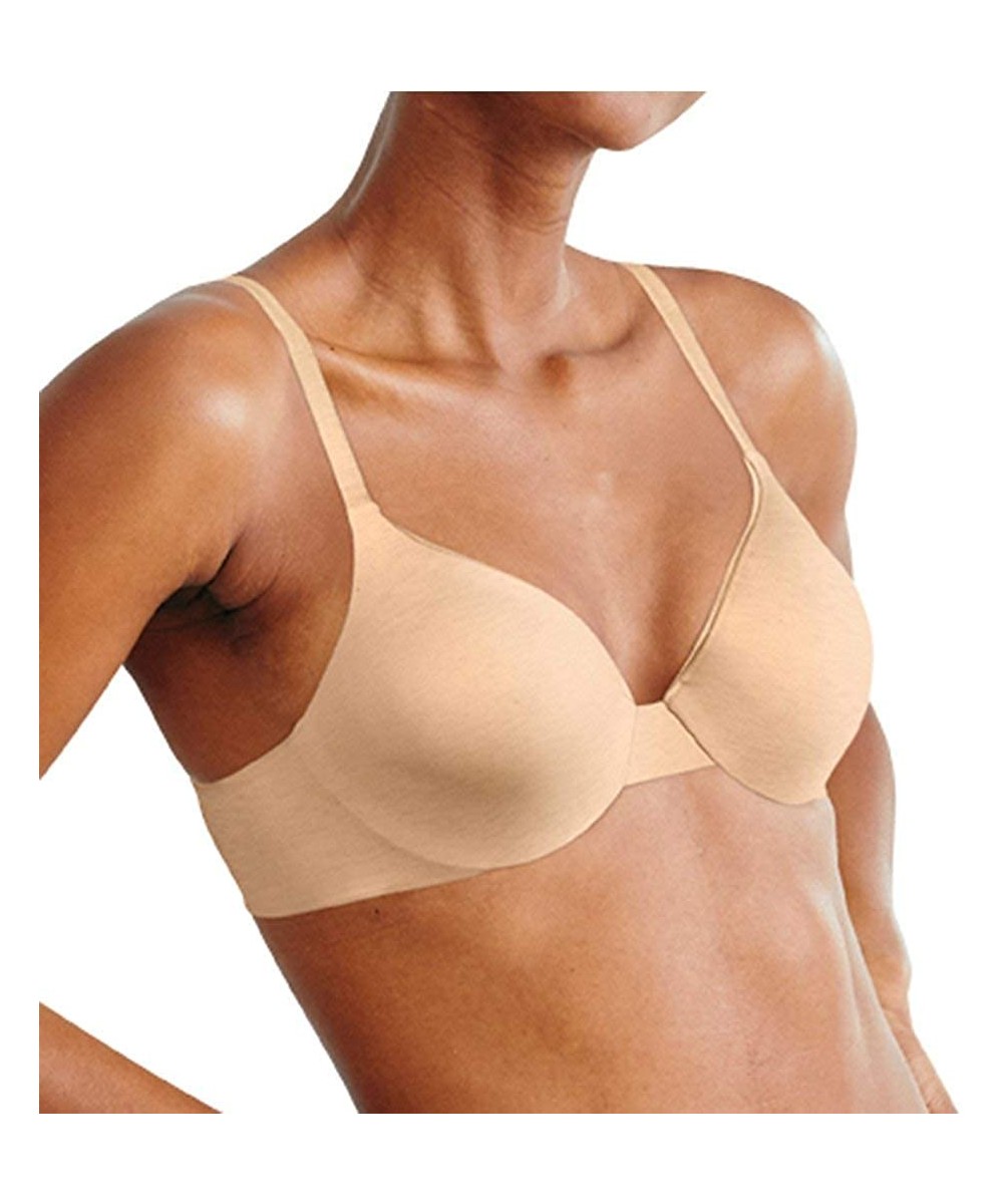 Bras Women's T-Shirt Soft Foam Underwire - Oatmeal Heather 2 - CF195O5A047