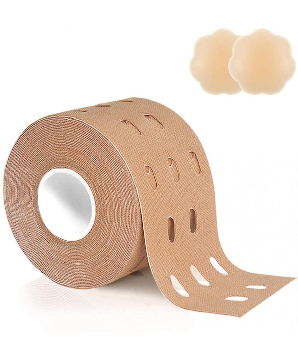 Accessories Boob Tape Breathable Backless Breast Lift up Tape Athletic Adhesive Push up Bra for Backless Dress with Nipple Co...