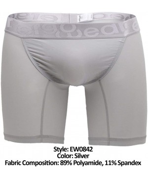 Trunks Mens Underwear Boxer Briefs Trunks - Silver_style_ew0842 - CO18TY66T3U