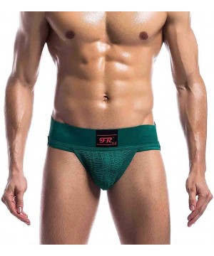 G-Strings & Thongs Sexy Stretch Underwear Bikini Jockstrap Underwear for Men G-String Thong - Green - CF1939DGE0H