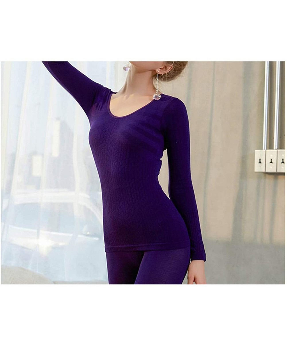 Thermal Underwear Women Thermal Underwear Winter Long for Female Warm Thermal Set Seamless Body Suit Warm Ladies Tops+Pants 8...