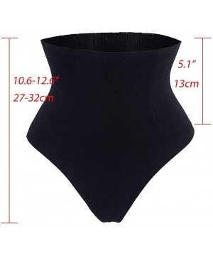 Shapewear Women's Butt Lifter Lace Boy Shorts Body Shaper Enhancer Panties - Black(thong Panty) - C218YGSQ7TU