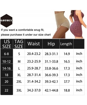 Shapewear Invisable Body Shaper High Waist Tummy Control Panty Slim Butt Lifter Waist Trainer - Beige - CS188CS6WME