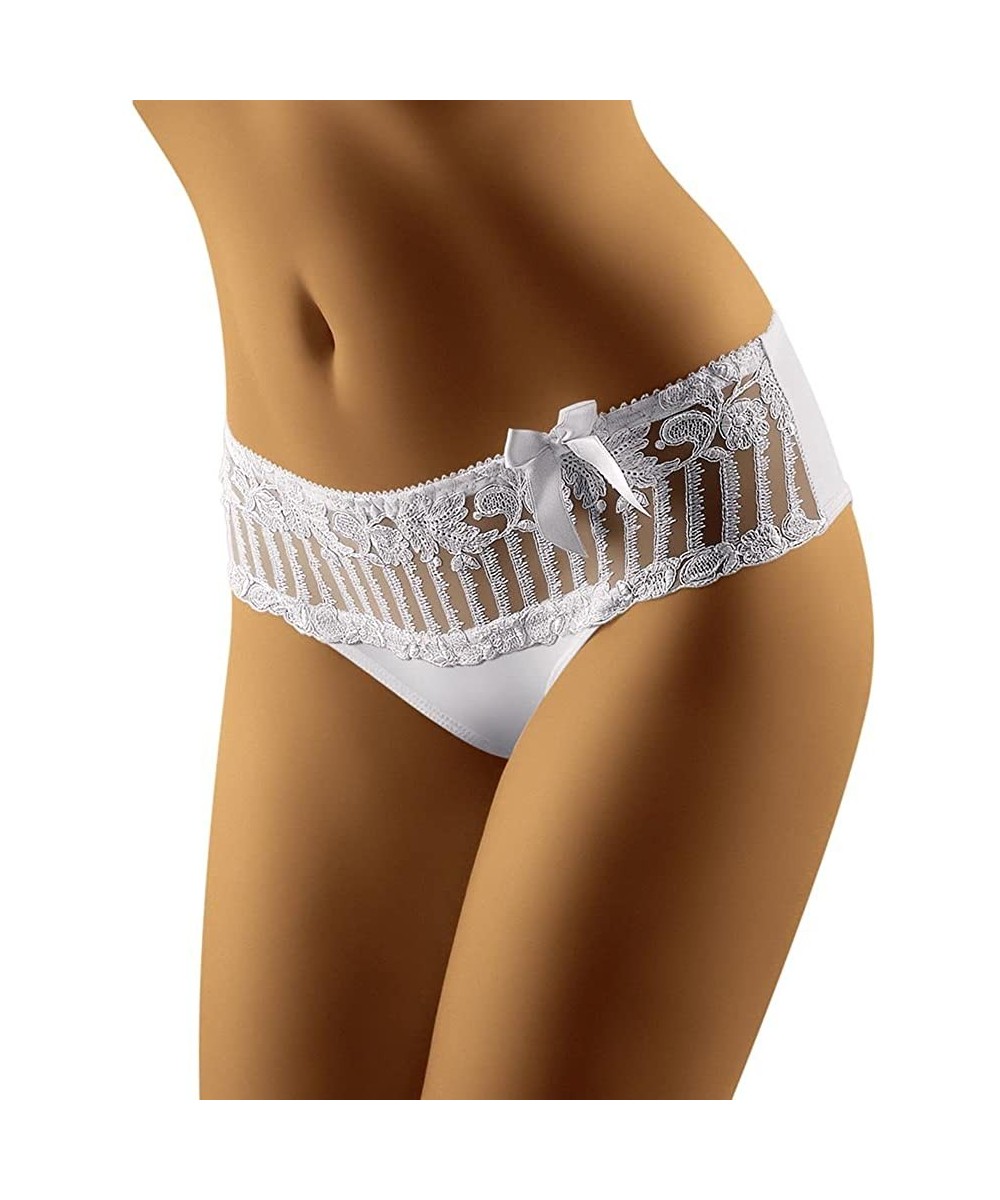 Panties Women's Briefs With Microfibre Mela - White - CY11N7Z0B7J