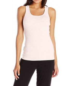 Tops Women's Charlie Rib Racerback Tank - PJ2006 - Blush - CB1204WWQJ3