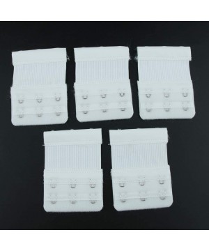 Accessories 5pcs Bra Strap Extension Elastic Underwear Extender Bra Replacement Accessories - White - CA19CGZ2TYZ