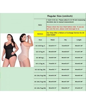 Shapewear Women's Seamless Firm Control Shapewear Faja Open Bust Bodysuit Jumpsuit Body Briefer Shaper Corset Cincher - Khaki...