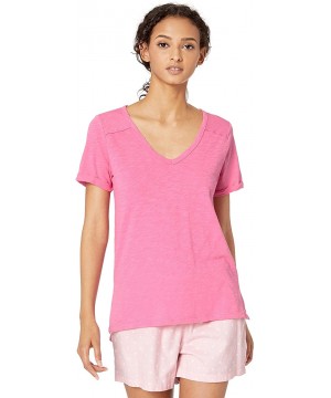 Tops Women's Everyday Basics S/S Top - Azalea - C818LLWYXD9