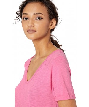 Tops Women's Everyday Basics S/S Top - Azalea - C818LLWYXD9