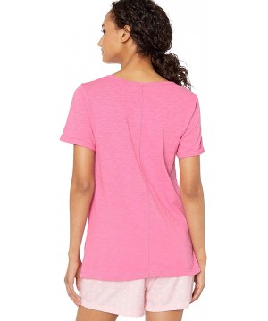 Tops Women's Everyday Basics S/S Top - Azalea - C818LLWYXD9