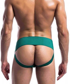 G-Strings & Thongs Sexy Stretch Underwear Bikini Jockstrap Underwear for Men G-String Thong - Green - CF1939DGE0H